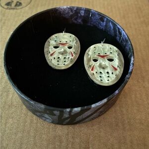 Erstwilder Friday the 13th Earrings in Collectible Box NWT